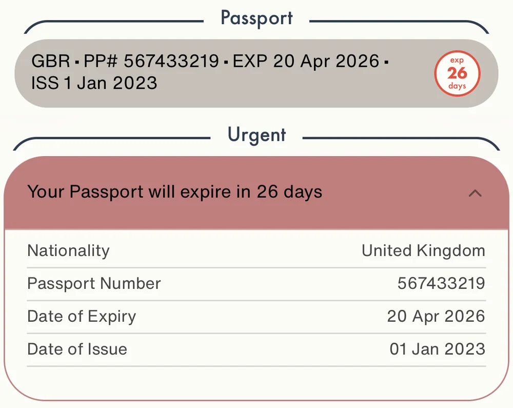 Passport Expiry